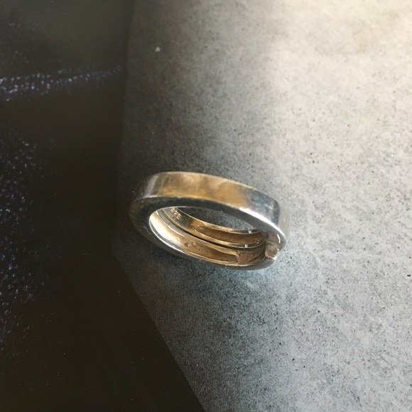 Sterling spiral ring size 7 1/4 - Picture 3 of 4